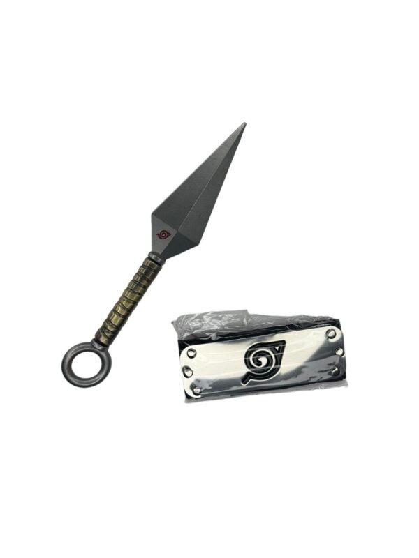 Kunai + Bandana Dorada Naruto Shippuden/ Coleccionable - Imagen 2