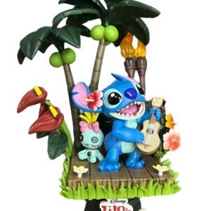 Figura Stitch Tocando Ukulele 18cm