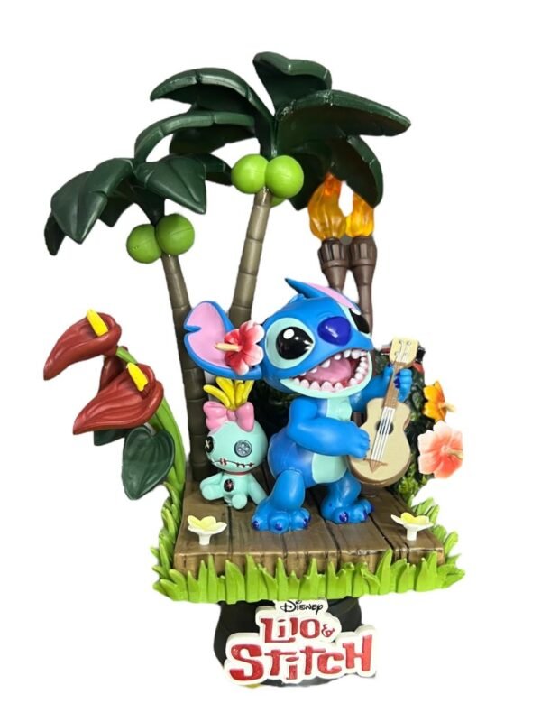 Figura Stitch Tocando Ukulele 18cm