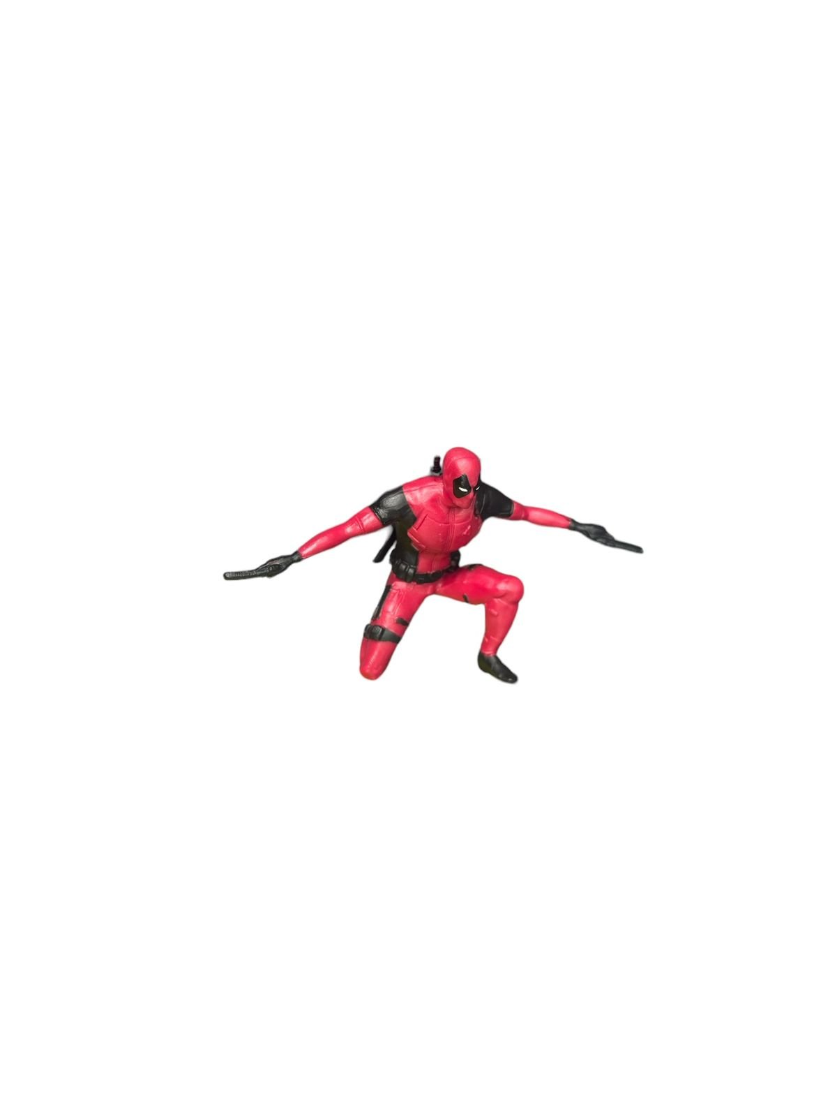 Mini Figura Deadpool Pose De Pelea 7cm - Imagen 2