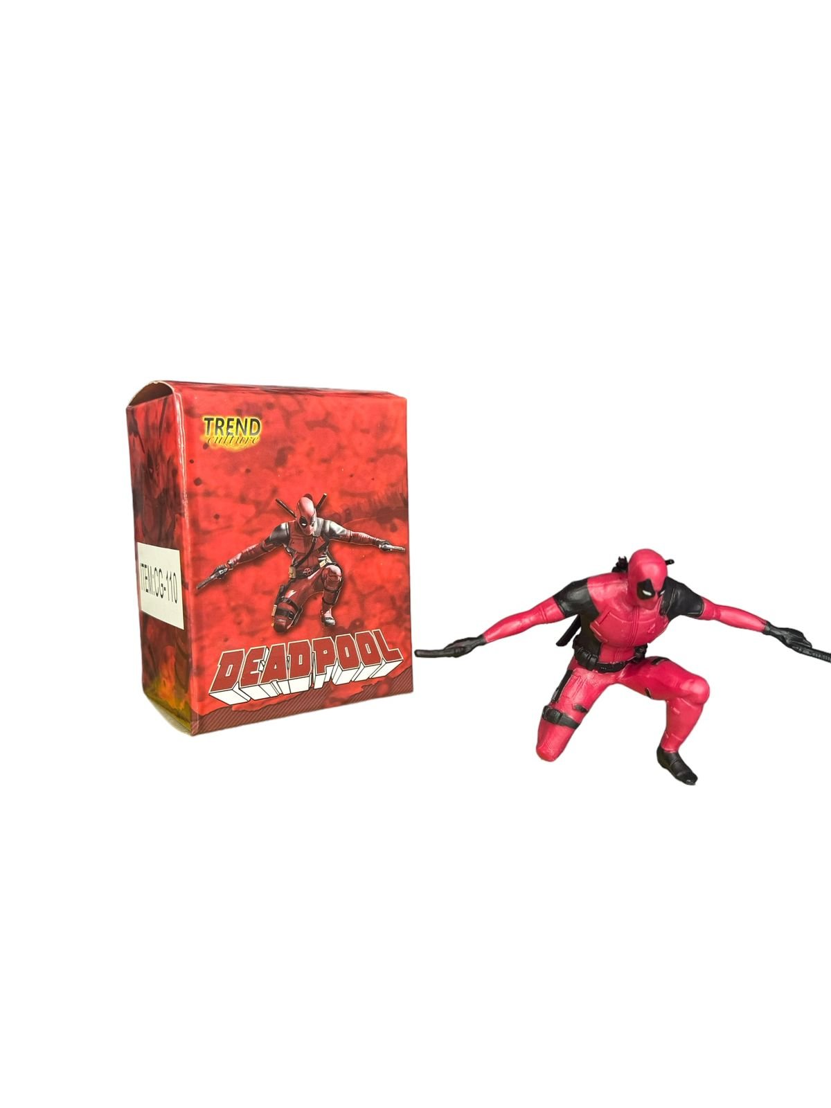 Mini Figura Deadpool Pose De Pelea 7cm
