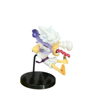 Mini Figura Luffy Gear 5 Ojos Locos/one Piece 10cm - Imagen 2