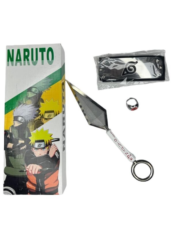 Kunai + Bandana + Anillo Naruto Shippuden