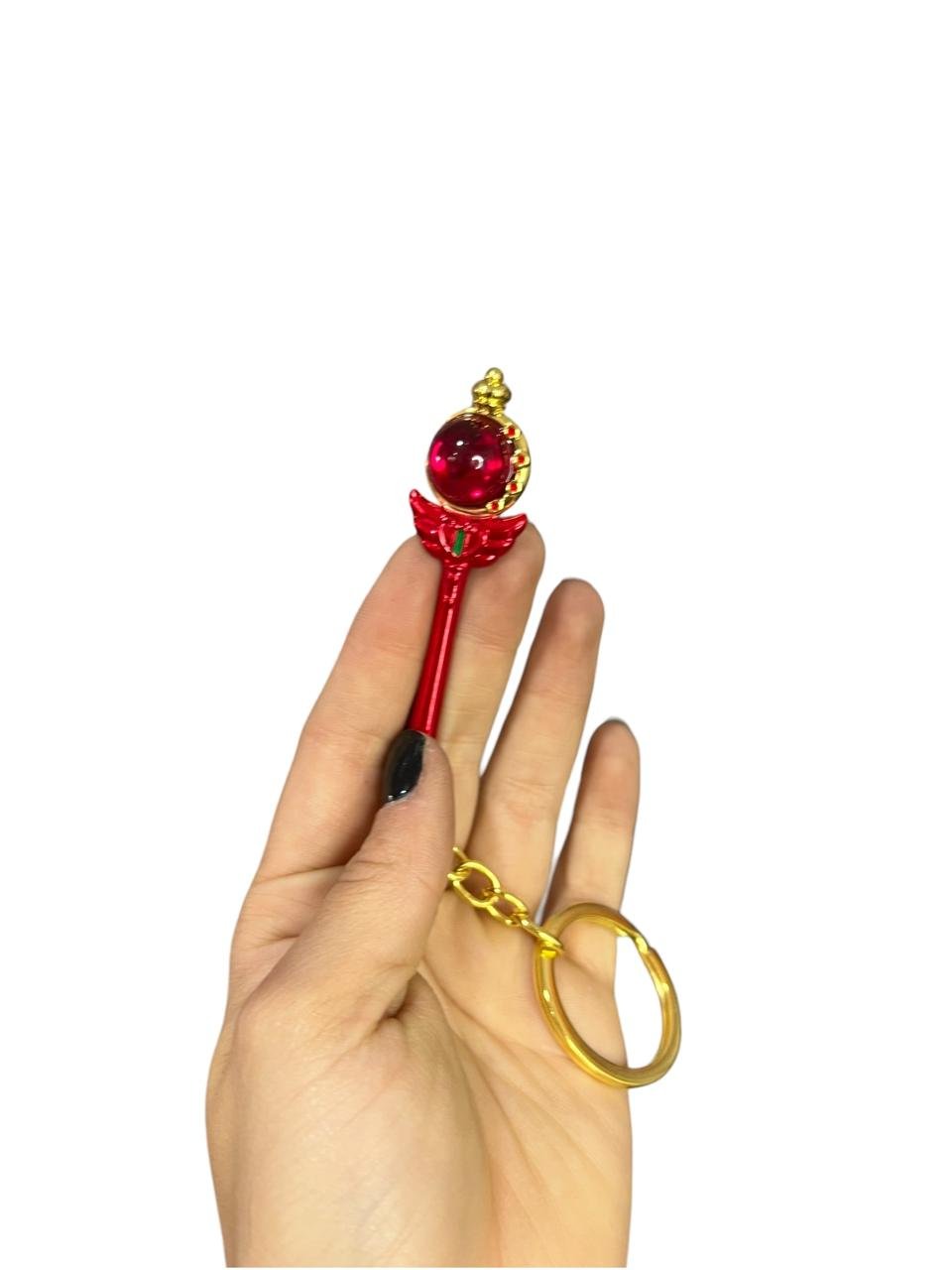 Llavero Báculo Rojo 8cm Sailor Moon - Imagen 2