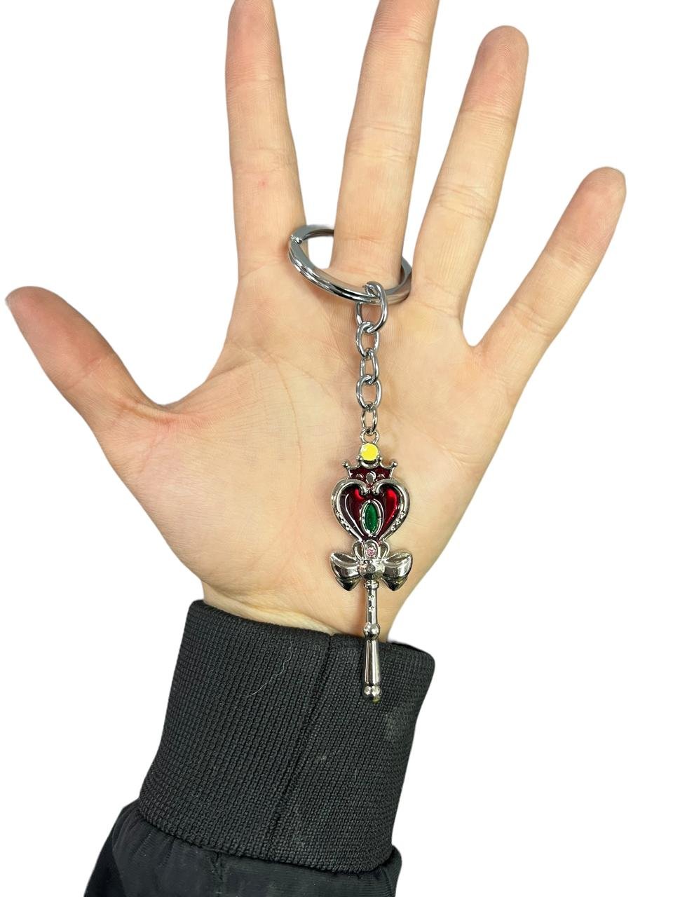 Llavero Llave Del Tiempo Plateada Sailor Moon - Imagen 3