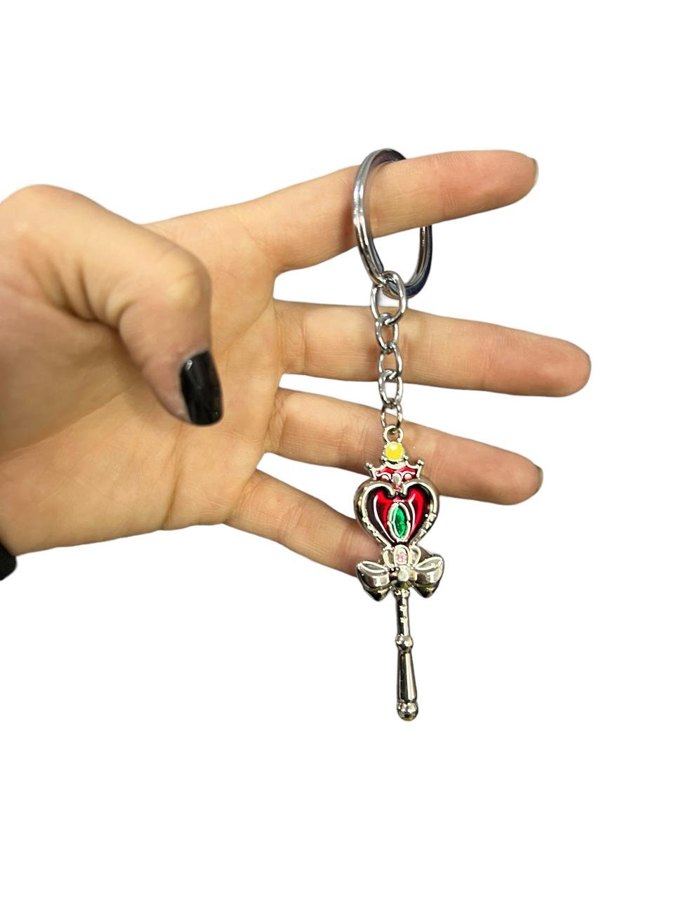 Llavero Llave Del Tiempo Plateada Sailor Moon