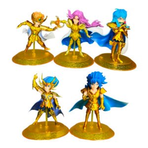 Figuras Coleccionables X5 Caballeros del Zodiaco