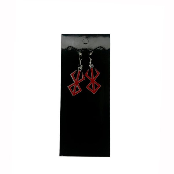 Aretes Berserk Rojo - Imagen 3