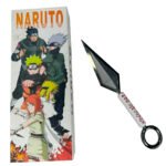 Kunai Metal Blanco Y Rojo Naruto Shippuden/ Coleccionable