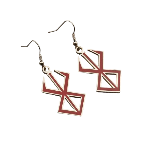 Aretes Berserk Rojo - Imagen 2