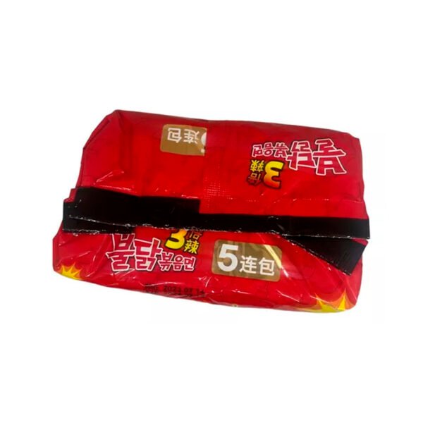 Ramen Carne Extra Picante Pack X5 - Buldak (Rojo) - Imagen 2