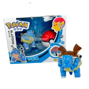 Figura Articulada  Blastoise + Bola Pokemon 8,5cm