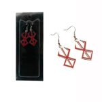 Aretes Berserk Rojo