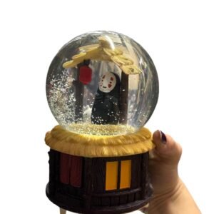 Esfera De Cristal Sin Cara Con Caja Musical 18cm