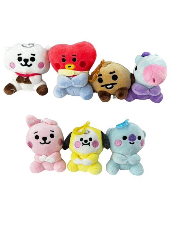 Peluches Colección X7 Animales Bts 12cm