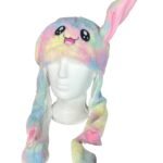 Gorro Mueve Orejas Conejo Multicolor