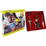 Set Metálico Naruto Kunais + Collar