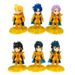 Figuras Coleccionables X6 Caballeros Del Zodiaco