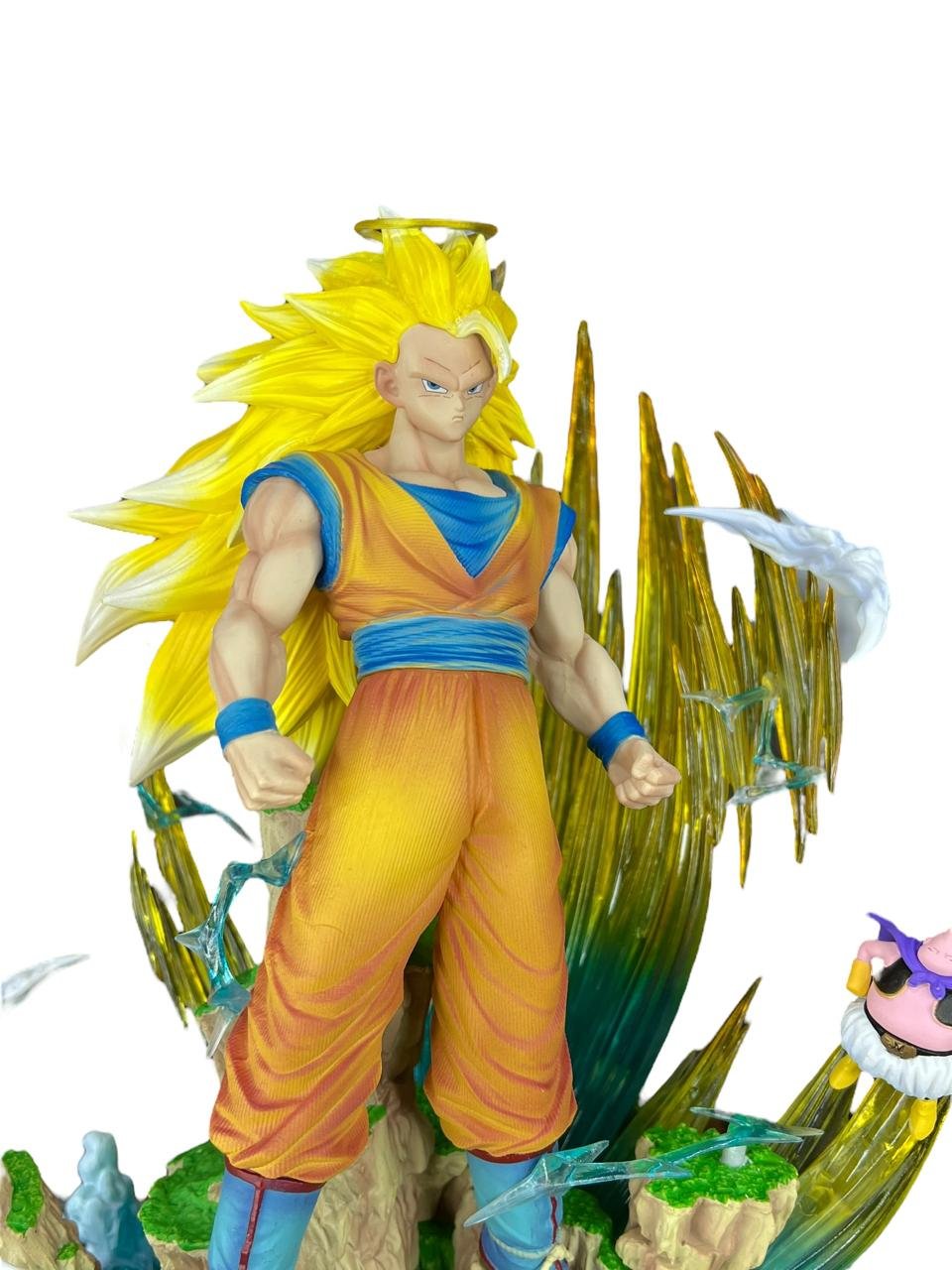 Figura Goku Super Saiyan 3 Cambia Cabeza 33cm Dragon Ball - Imagen 6