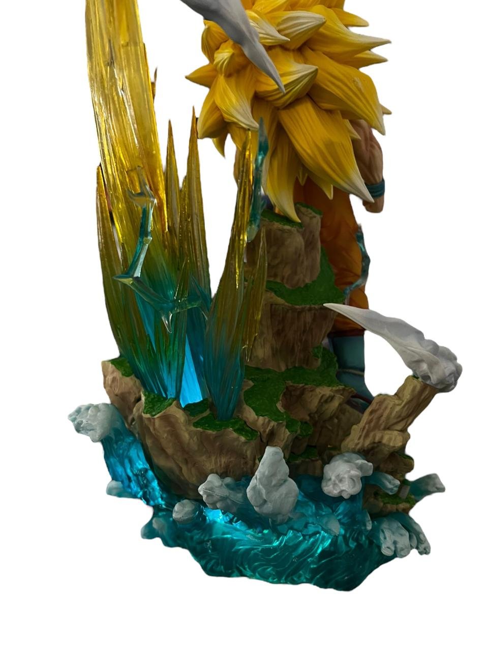 Figura Goku Super Saiyan 3 Cambia Cabeza 33cm Dragon Ball - Imagen 10