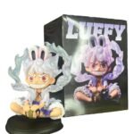 Mini Figura Luffy Con Orejas Gear 5 / 11cm One Piece