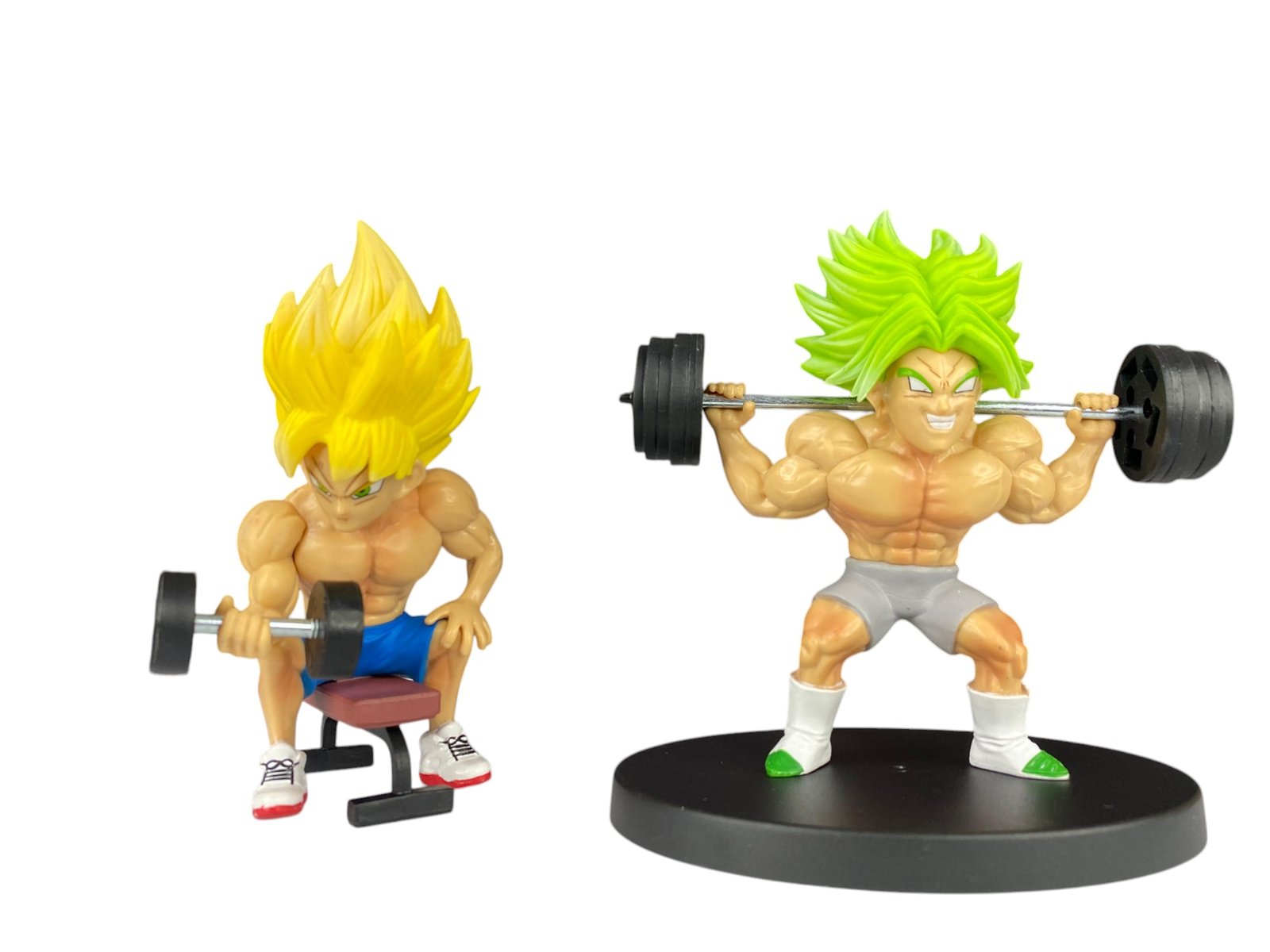Figuras X5 Dragon Ball Haciendo Ejercicio - Imagen 9