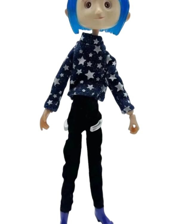 Figura Articulada Coraline Traje Azul 20cm - Imagen 3
