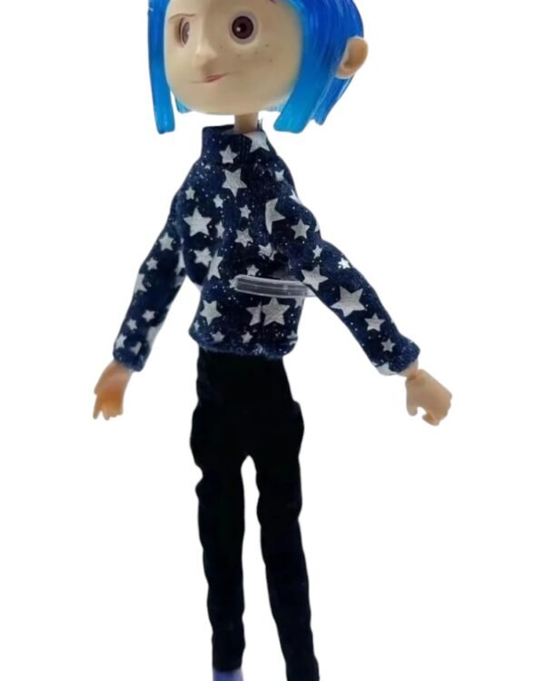 Figura Articulada Coraline Traje Azul 20cm - Imagen 2