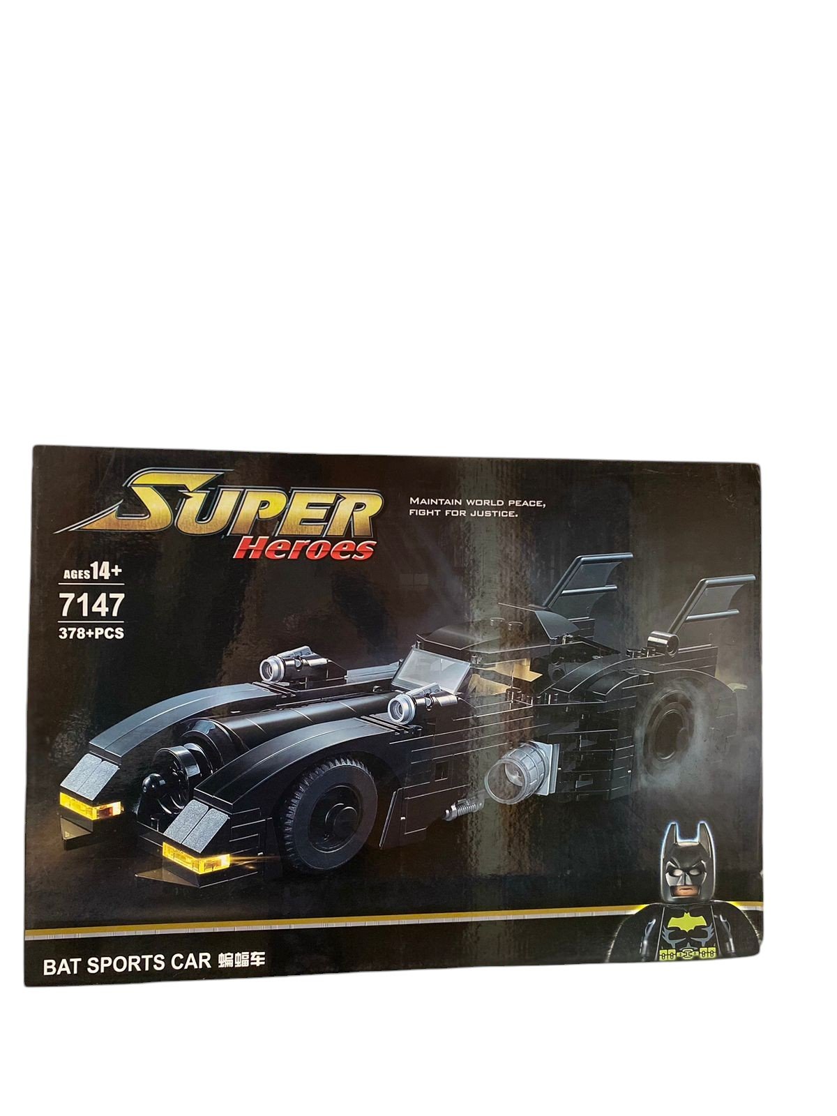 Lego Dc Batman 378pcs Batimóbil 1989