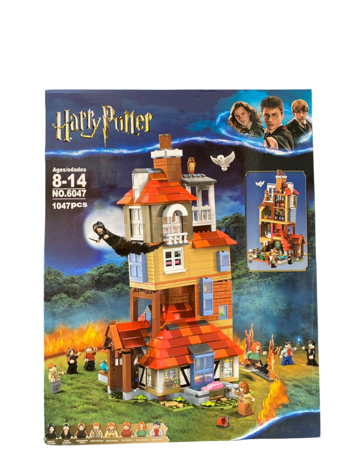 LegoHarry Potter Attack on The Burrow 1047pcs