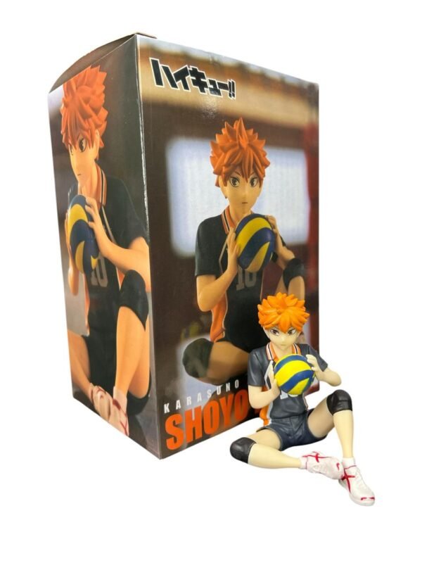 Figura Shoyo Hinata Sentado 10cm - Haikyuu