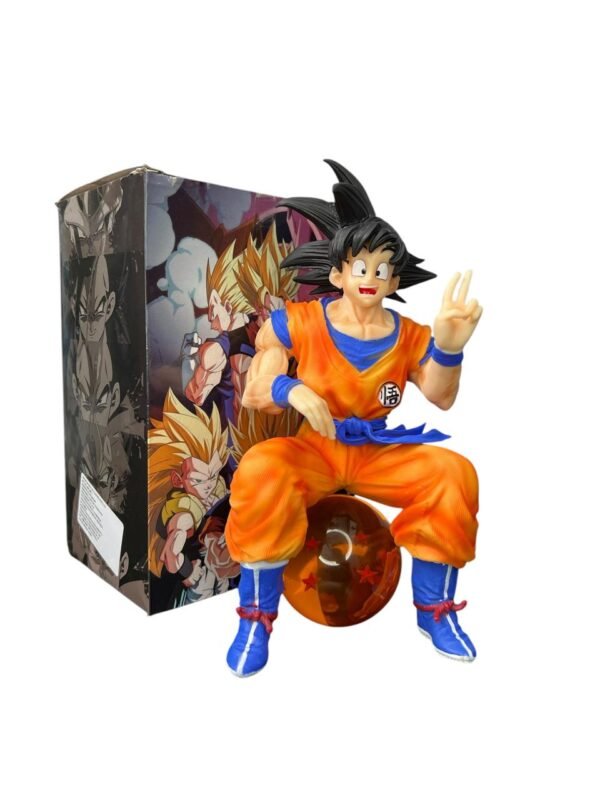 Figura Goku Sentado En Esfera De 4 Estrellas - Dragon Ball
