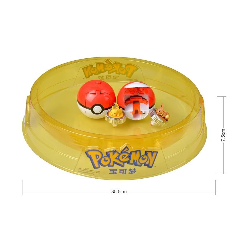 Figura Tipo Blade Blade Pikachu Eevee Con Escenario -pokemon