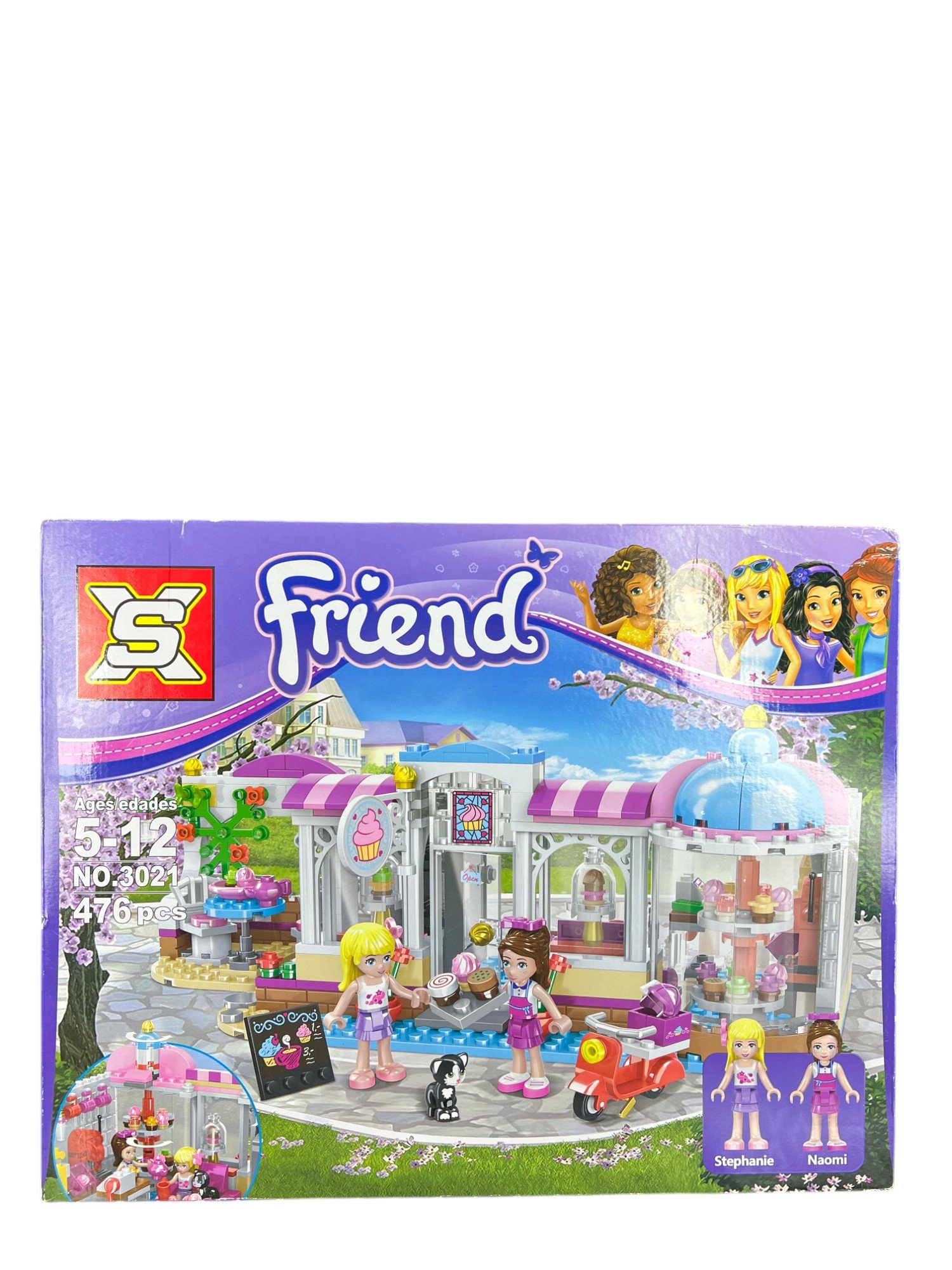 Lego Girl Friends Series HeartLake City Cake Cafe 476pcs