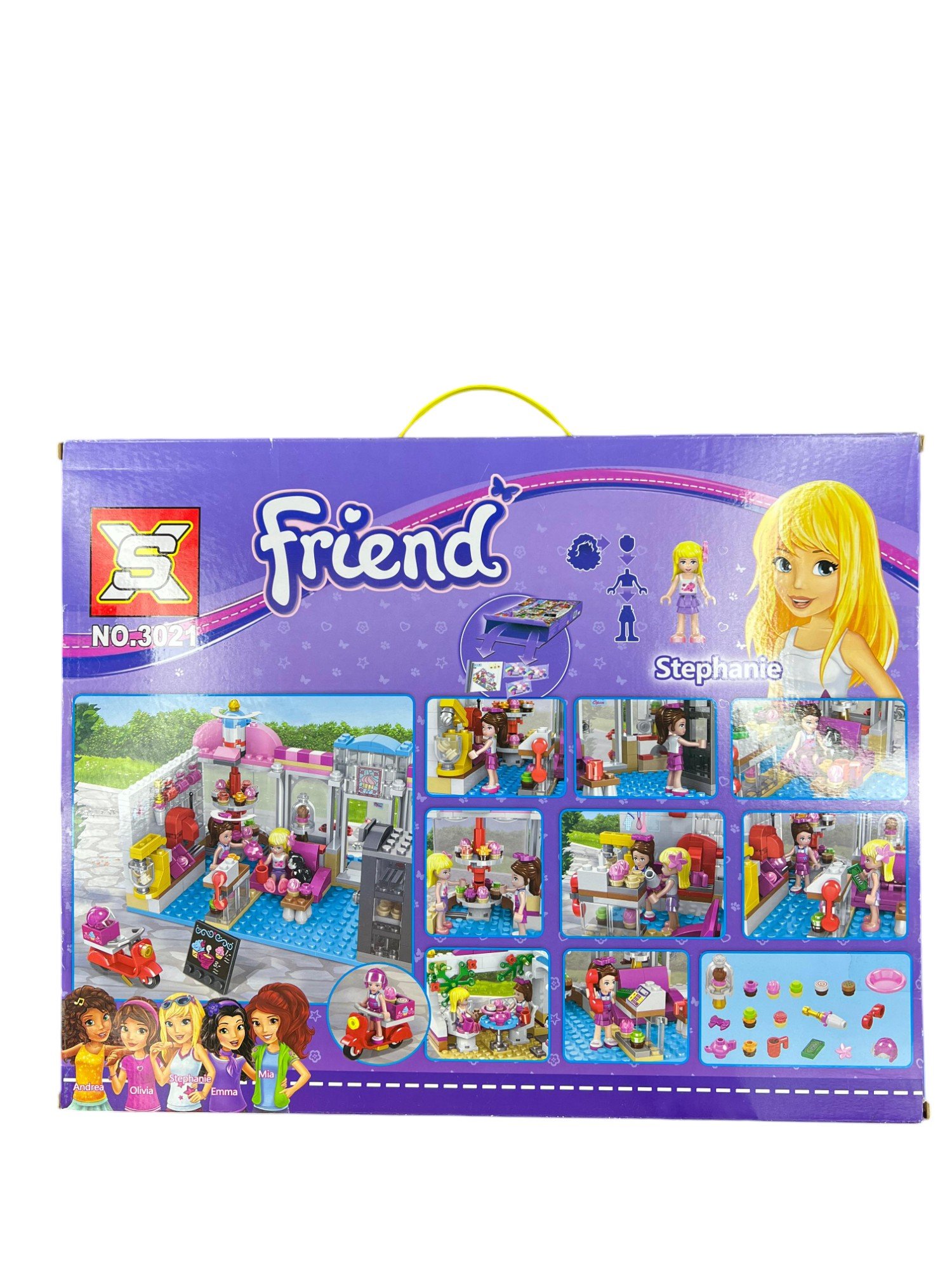 Lego Girl Friends Series HeartLake City Cake Cafe 476pcs - Imagen 2