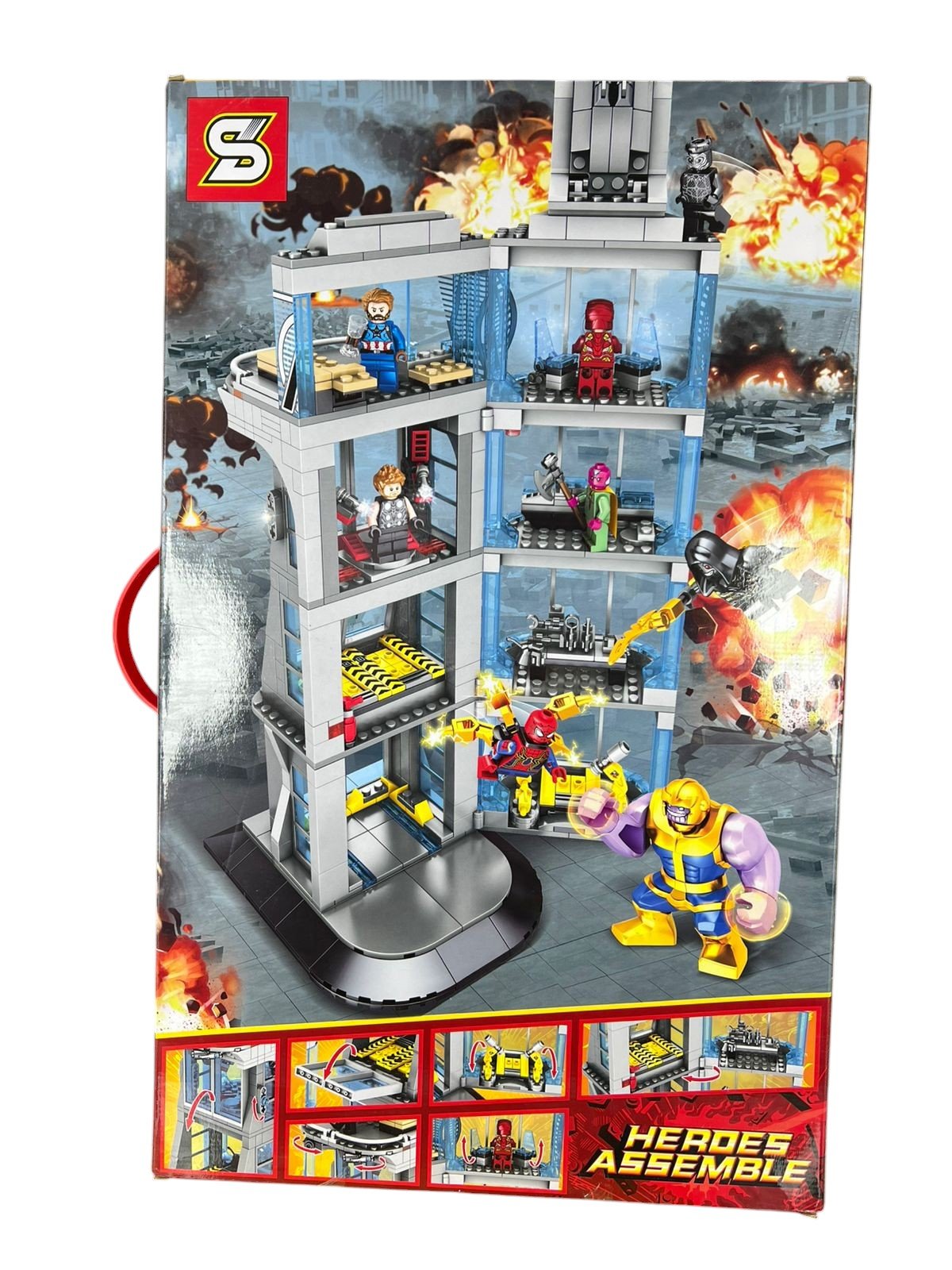 Lego laboratorio de Iron 1325 pcs - Imagen 2