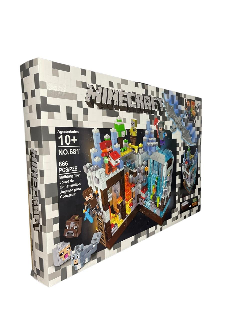 Lego bioma Minecraft con fichas led pcs 866 - Imagen 2