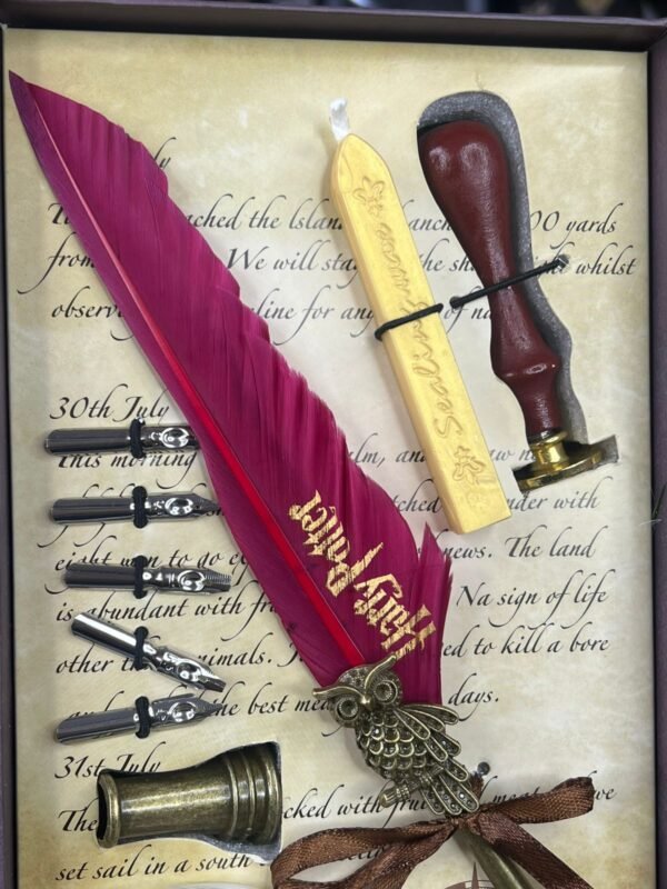 Bolígrafo Tipo Pluma Rojo Harry - Unidad - Imagen 3