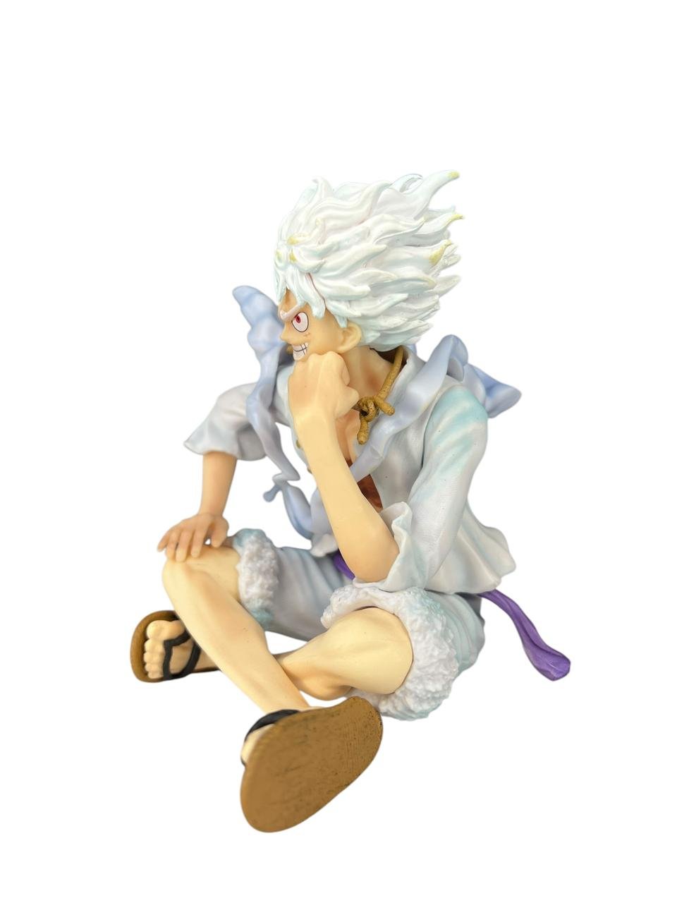 Figura Luffy Gear 5 Sentado 15cm / One Piece - Imagen 3