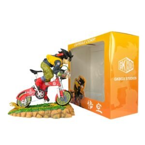 Figura Goku Montando Bicicleta 20cm / Dragon Ball