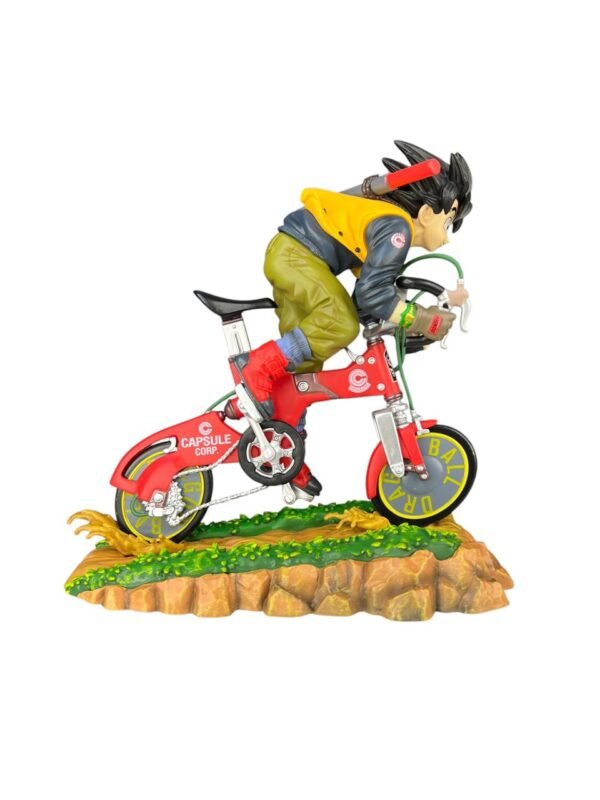 Figura Goku Montando Bicicleta 20cm / Dragon Ball - Imagen 2