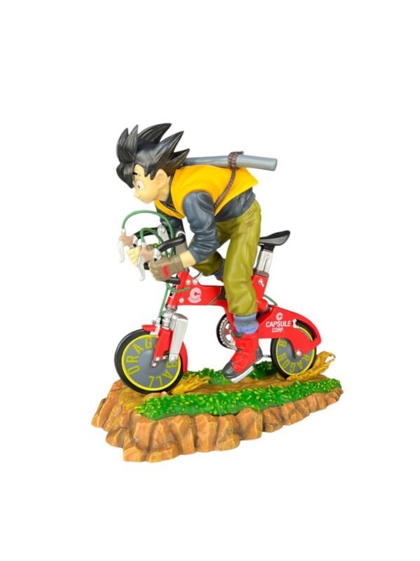 Figura Goku Montando Bicicleta 20cm / Dragon Ball - Imagen 4