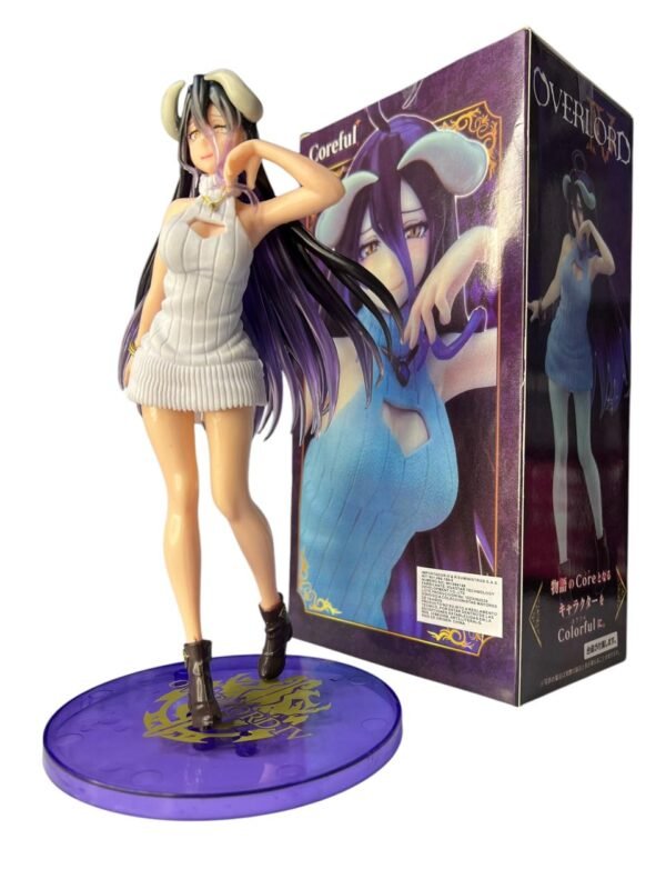 Figura Albedo En Vestido Blanco 17cm / Overlord