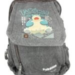 Maleta Gris Lona Snorlax Pokemon