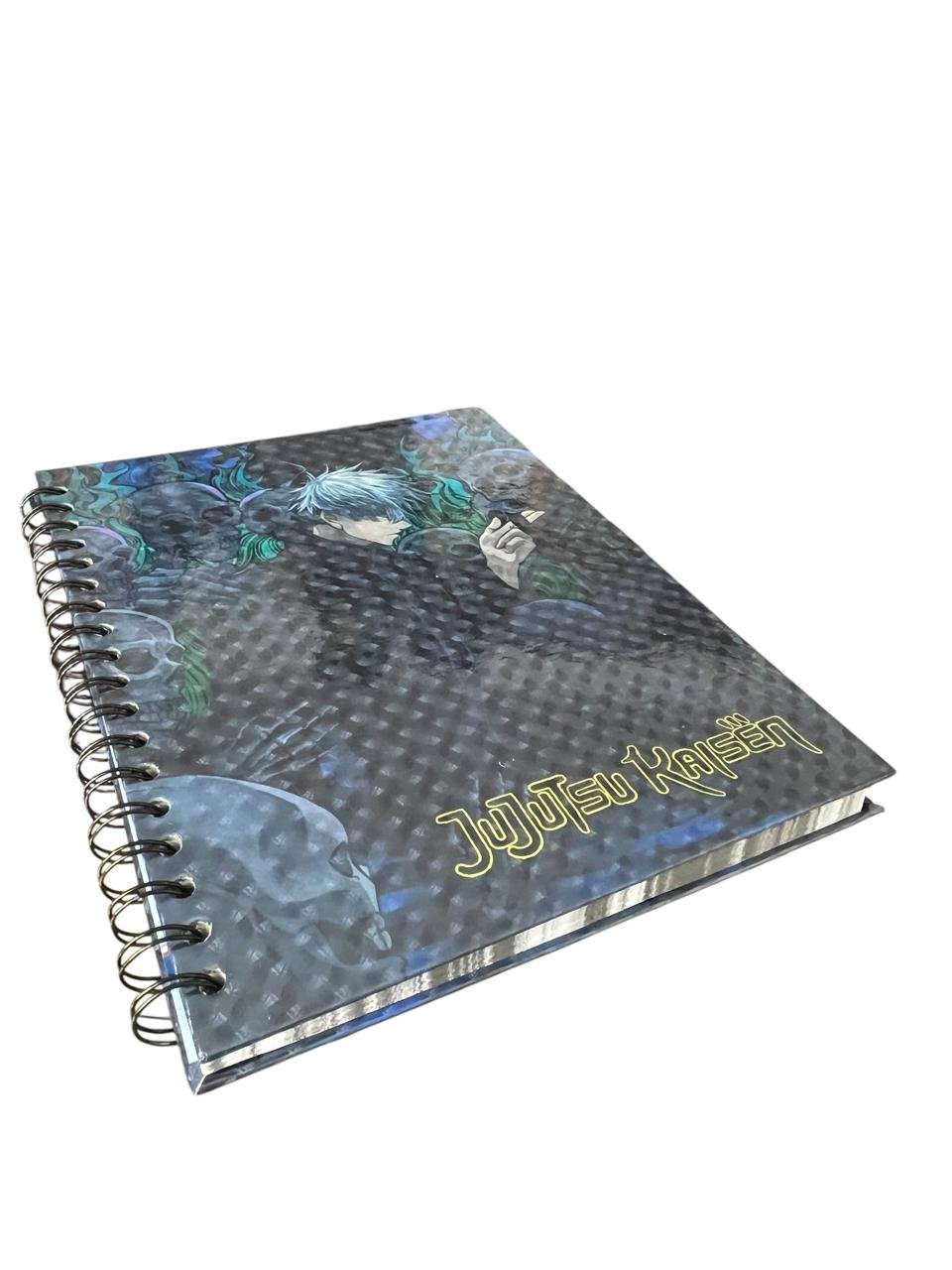 Cuaderno Argollado Una Materia Gojo Calaveras Jujutsu Kaisen - Imagen 2