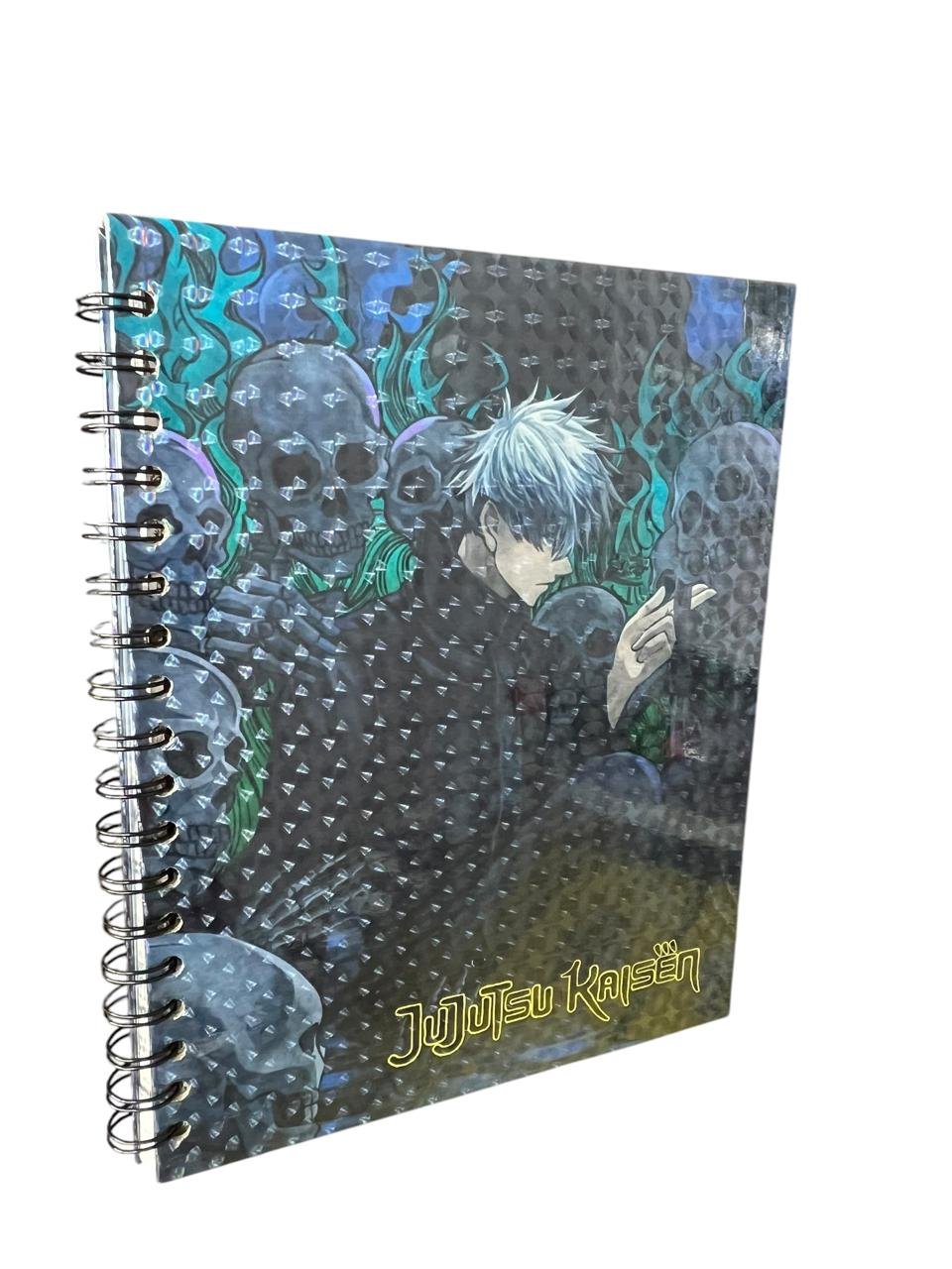 Cuaderno Argollado Una Materia Gojo Calaveras Jujutsu Kaisen