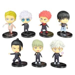 Figuras Coleccionables X 7 Jujutsu Kaisen Cabezones 8cm
