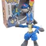 Figura Articulable Lucario + Pokebola Pokémon
