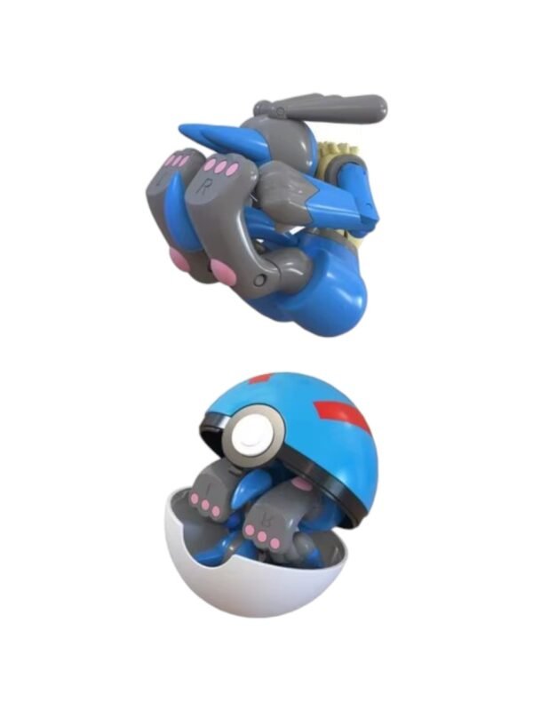 Figura Articulable Lucario + Pokebola Pokémon - Imagen 3