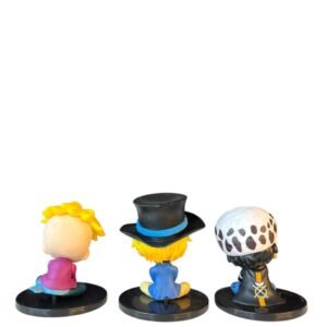 Figura Coleccionable X6 Personajes Sentados One Piece Niños - Imagen 3